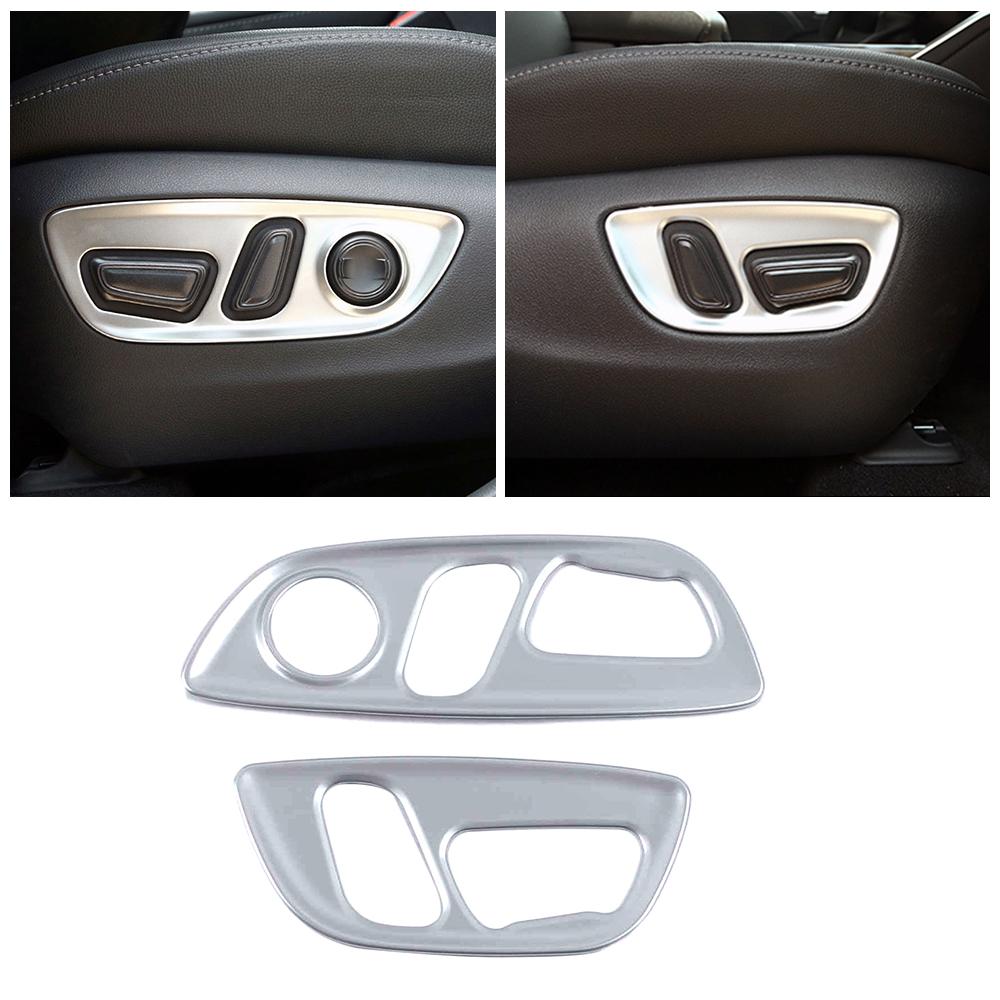 For Toyota Highlander XU70 2024 Interior Accessories Decorate Modify Seat Adjustment Switch Button Panel Cover Frame Sticker
