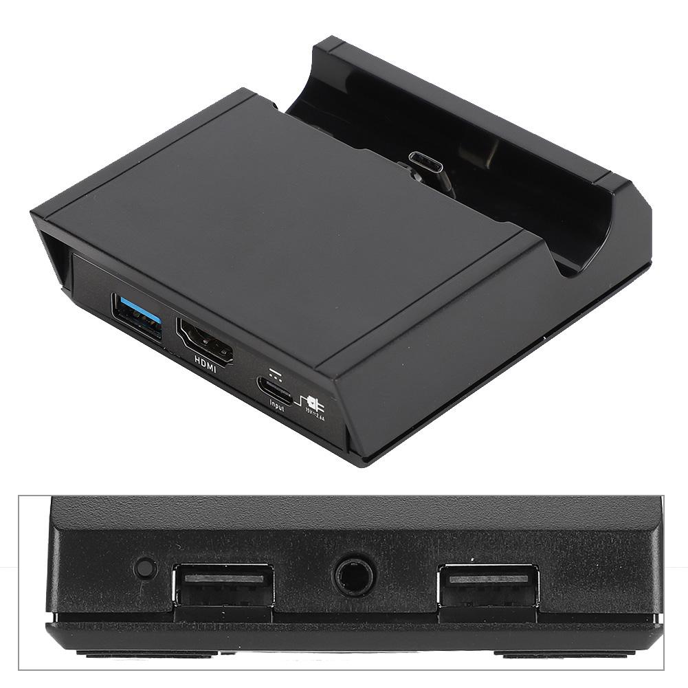 Портативная док-станция для зарядки HDMI Настольное зарядное устройство для Switch Lite с интерфейсом для наушников