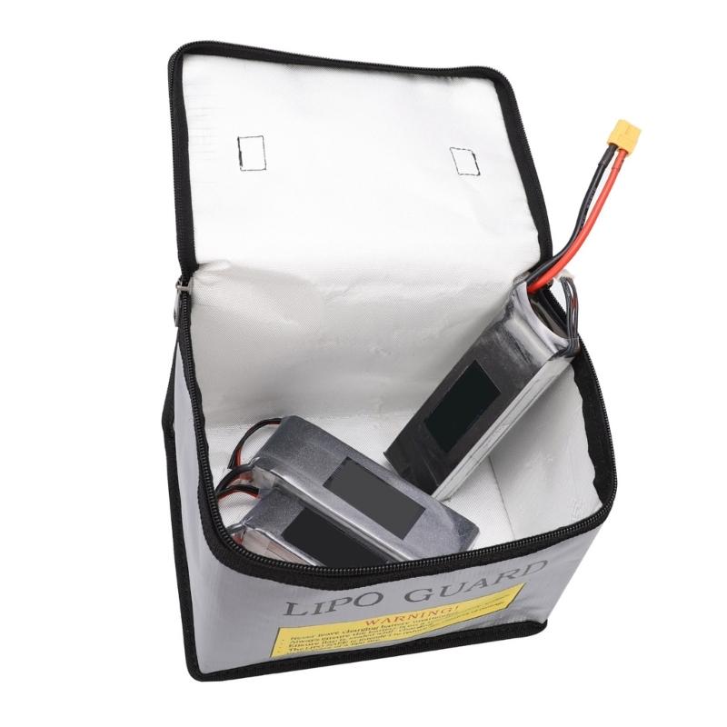 Fireproof Battery Bag Guarding Case Durability for Safe Storage and Transport of Batteries