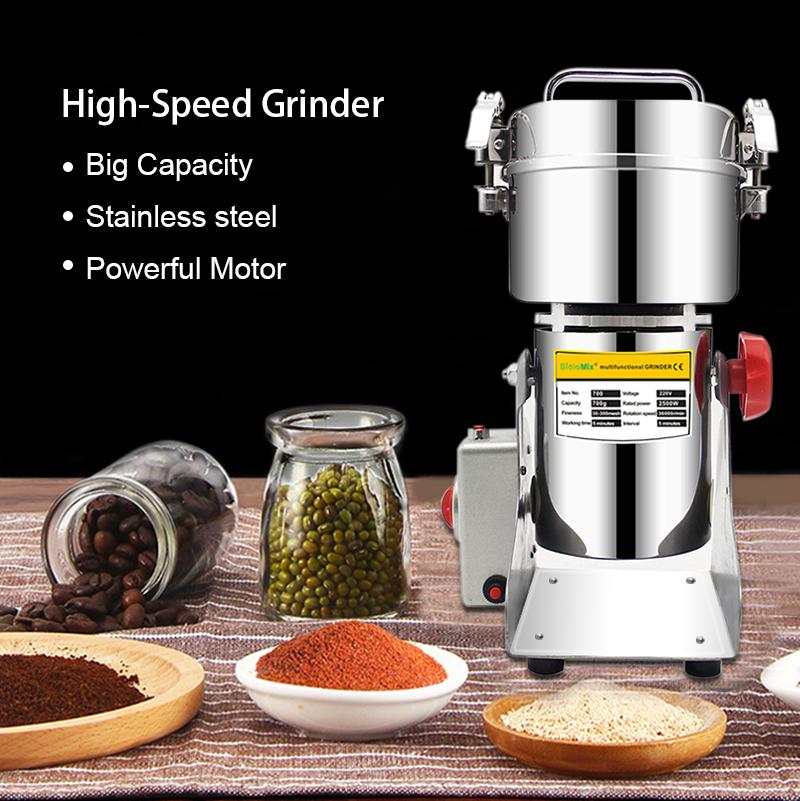 BioloMix 800g 700g Grains Spices Hebals Cereals Coffee Dry Food Grinder Mill Grinding Machine Gristmill Flour Powder Crusher