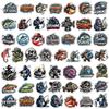 50pcs Fishing Stickers Saltwater Lure Sailing Boat Decals Waterproof Vinyl For Tackle Box Cooler Luggage Angler Gift