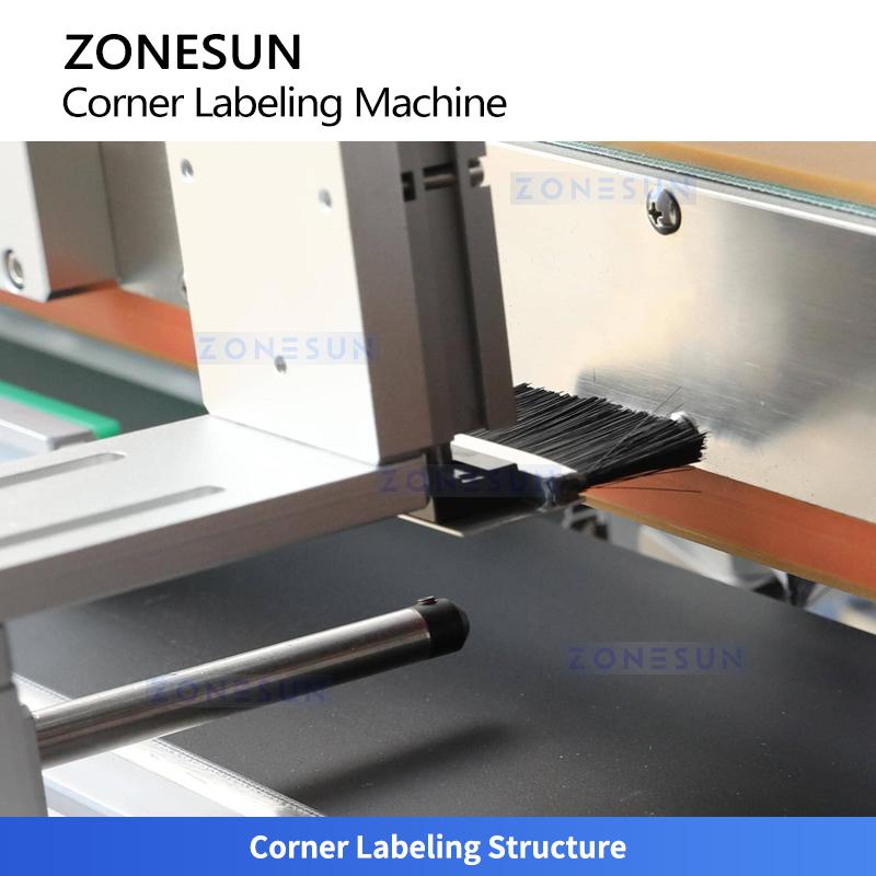 Zonesun ZS-TB833R2 Tamper-Evident Corner Labeling Machine for Boxes and Cartons