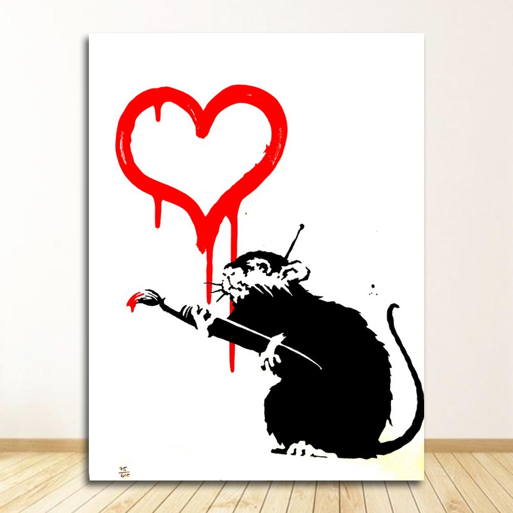 Картина на холсте Бэнкси, абстрактный декор Куадрос, настенная живопись на холсте, скандинавские постеры и принты, настенные панно для гостиной