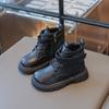 Детская обувь Ботинки для девочки Черные Коричневые Универсальные Детские Ботильоны на платформе Повседневные Универсальные Модные ботинки для малышей Мягкая подошва