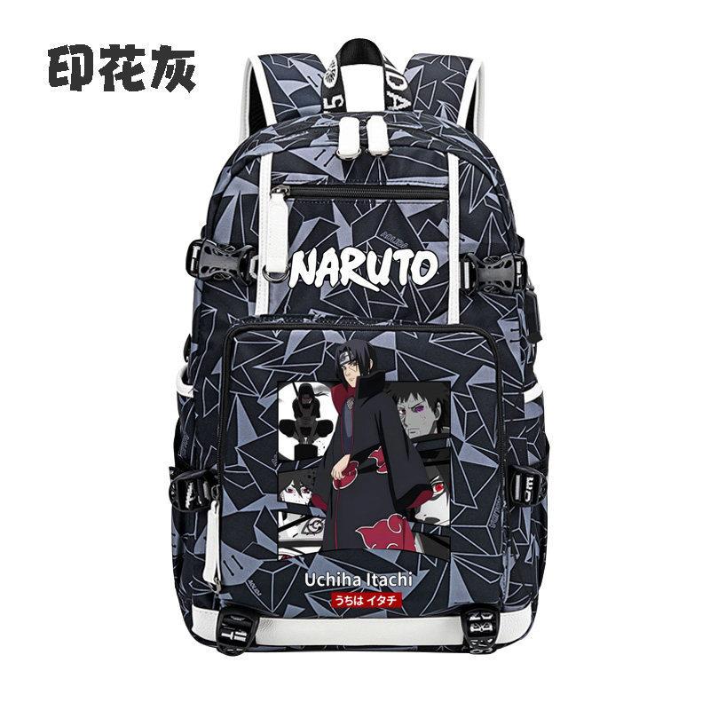 Naruto Anime Backpack Lightweight Ergonomic Lumbar Support Large Capacity for Students