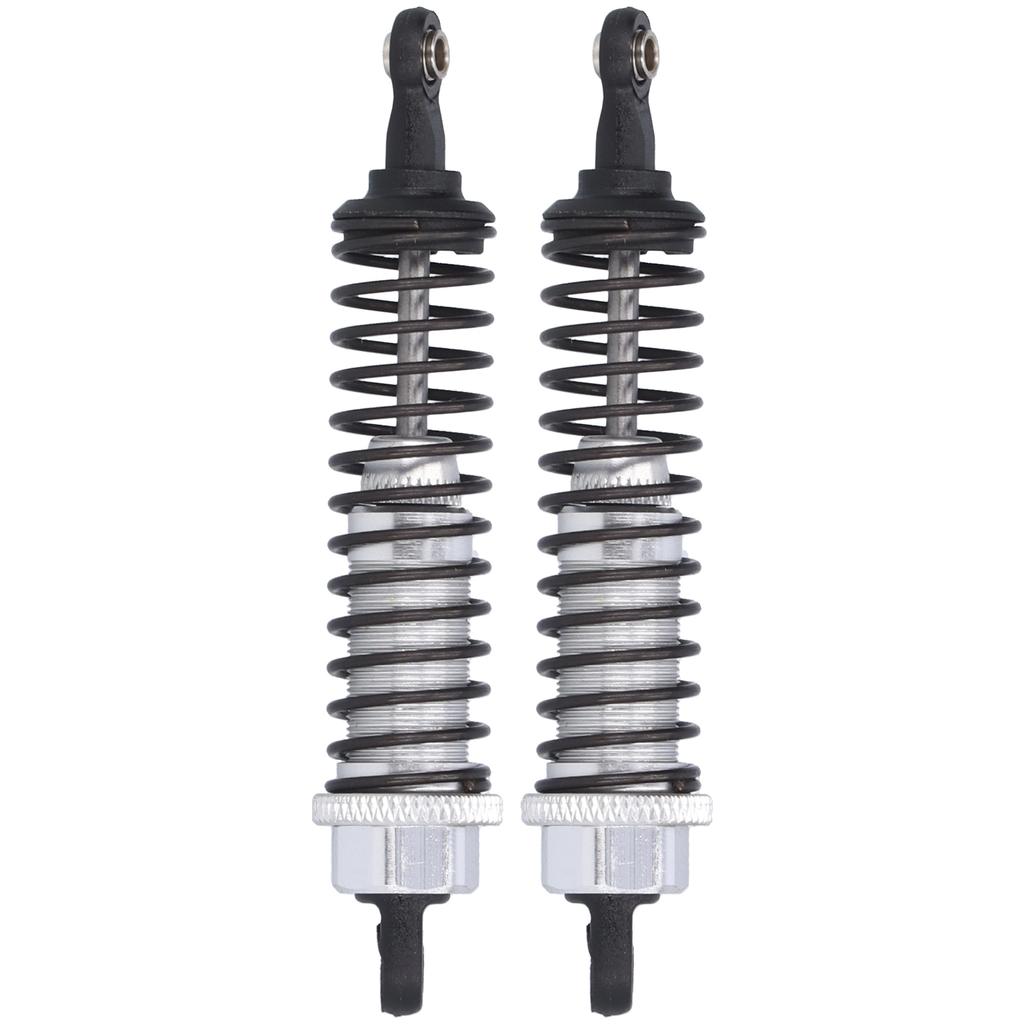 2Pcs 80mm RC Aluminium Shock Absorber Damper for TRAXXAS SLASH 2WD RC Car Upgrade PartsSilver