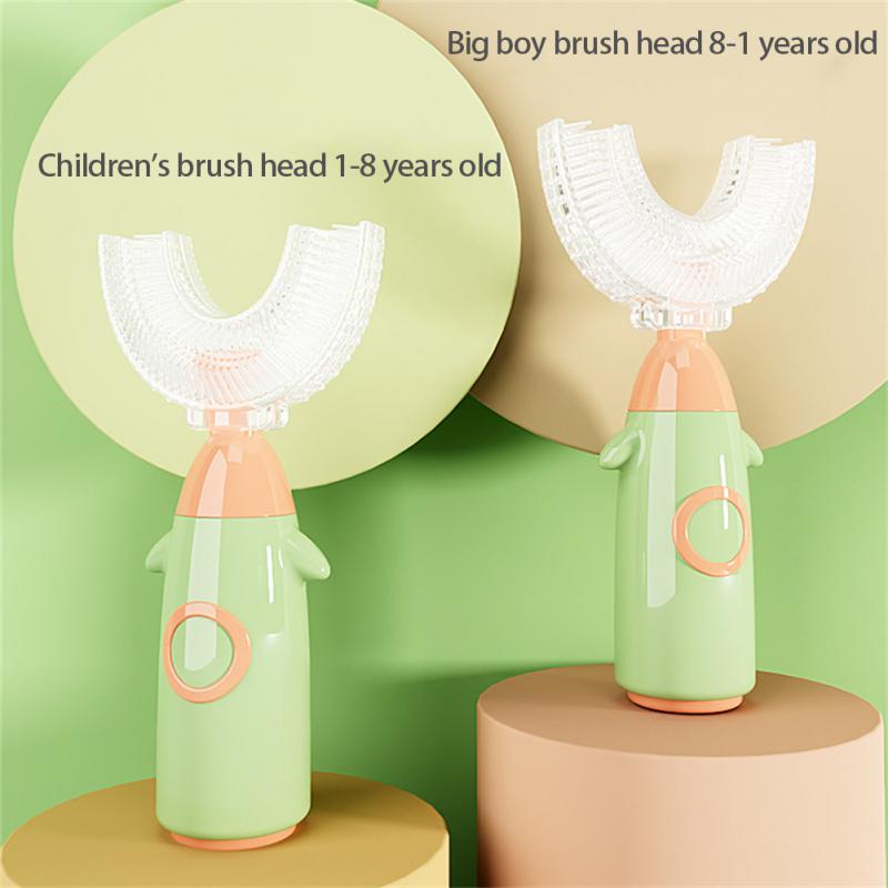 Baby Oral Care Children's U-shaped Toothbrush U-shaped Soft Bristles Mouth Toothbrush