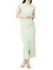 Mira Owen Turtleneck with Front Slit Skirt Knit Set 09WNO224001 MNT 1 Women's