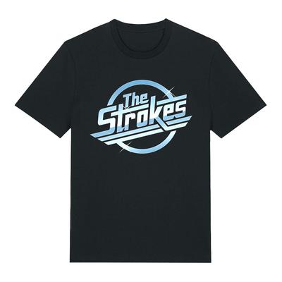Футболки с логотипом рок-группы The Strokes Мерч The Strokes Футболки Винтажные с графическим принтом Одежда Унисекс Хлопок Короткий рукав Футболки Аниме Футболка