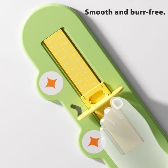 Детское устройство для измерения стопы Мультяшная лягушка Младенческие Мальчики Девочки Измеритель длины стопы Точный размер обуви Линейка Измеритель стопы