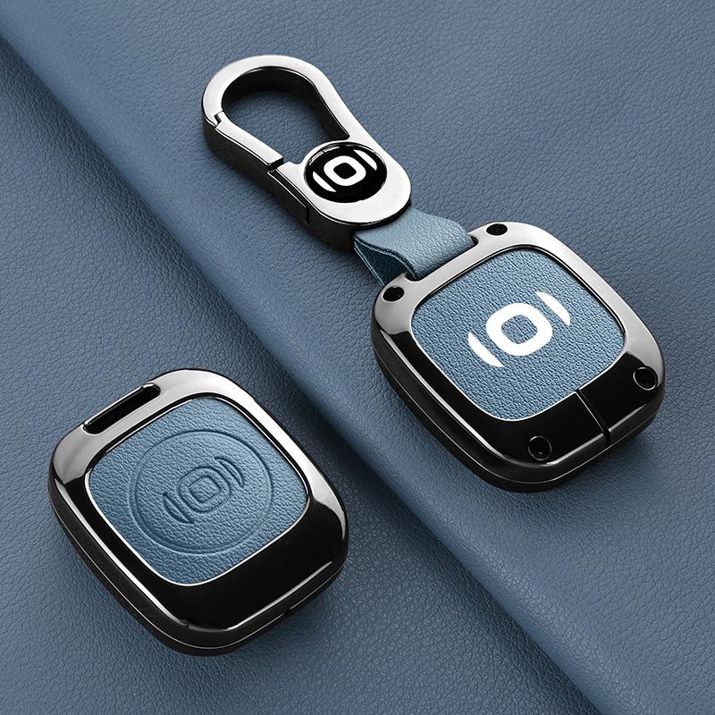 Bluetooth Чехол для Ключа с Металлической Пряжкой для Changan Qiyuan E07, Совместим с 25 Моделями Автомобилей
