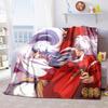Inuyasha Vs Sesshomaru Plush Blanket Soft Comfortable All Seasons blanket Sofa Office Naps blanket Outdoor Travel throw Perfect Gift