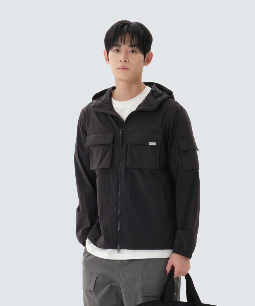 Ветровка Snowpeak Apparel Root Out с карманами (S26Mmrwb60) Темно-серый