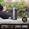 Peacock AMZ-61 HD Stainless Steel Water Bottle, Insulated for Hot and Cold Drinks, Dark Gray, 0.6L