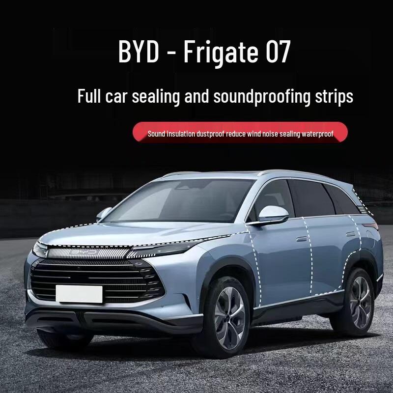 Звукоизоляционная уплотнительная лента для автомобилей BYD: Song PLUS, Qin PRO, Tang, Han DMi, Yuan UP, Dolphin
