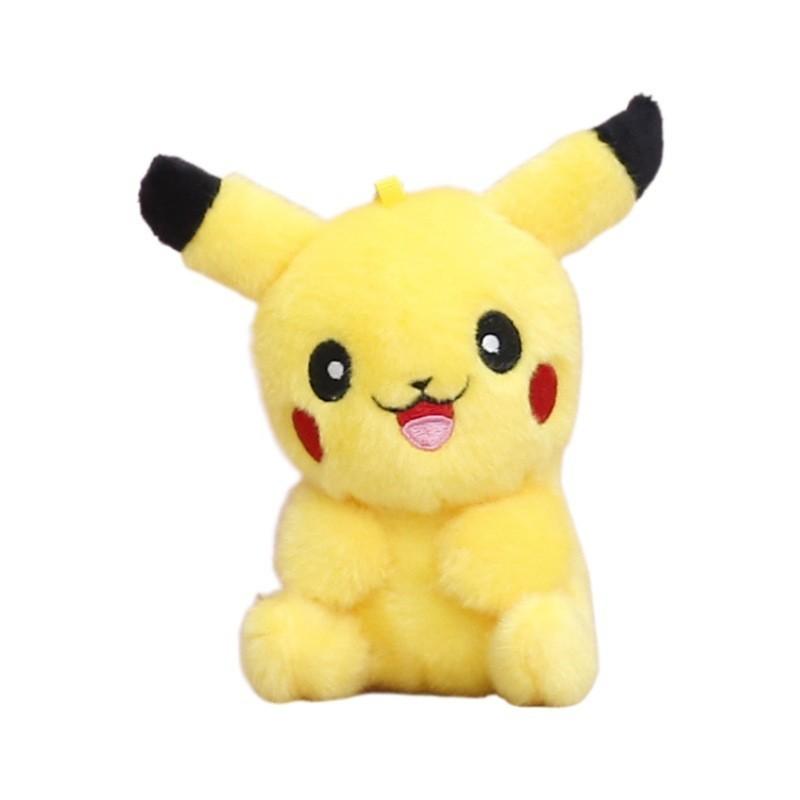 Adorable And Cute Long-haired Pikachu Plush Toy Keychain Soft And Cuddly Charm