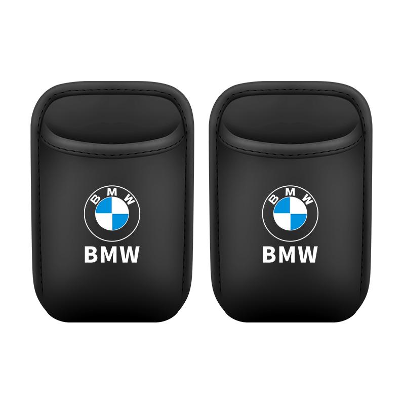 Car Sticker, Car Cup Holder, Rear Seat Drink Holder, Leather Water Cup Box Compatible with BMW i7 X7 G07 LCI iX I20 X1 U11 3 5 7 TE8
