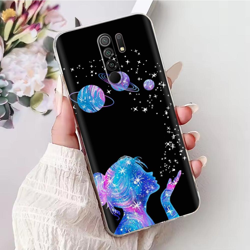 Чехол для телефона для Xiaomi Redmi 9 Чехол Мягкий ТПУ Силиконовая Задняя крышка для Xiaomi Redmi 9 Redmi9 Чехол Прозрачный Бампер Чехол Fundas