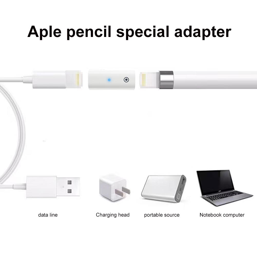 Professional Connector Adapter Charger Plug and Play with Indicator Light for  Pencil 1st Generation Converter Adapter