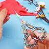 Yousheng Vintage Carved Flower Scissors Heavy Duty Stainless Steel Sharp Blade Multipurpose Tailor Scissors DIY Вышивка Art Crafts Пряжа Scissors