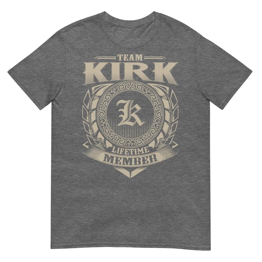 Team Kirk Lifetime Member Surname Kirk Family Name Vintage Tshirt