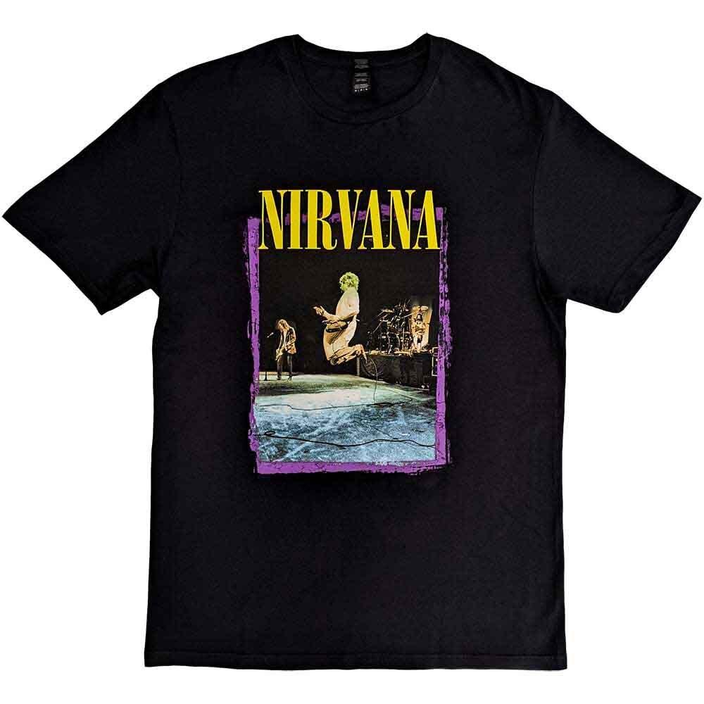 26 Nirvana Прыжок со сцены Официальная мужская футболка Унисекс- Унисекс футболка