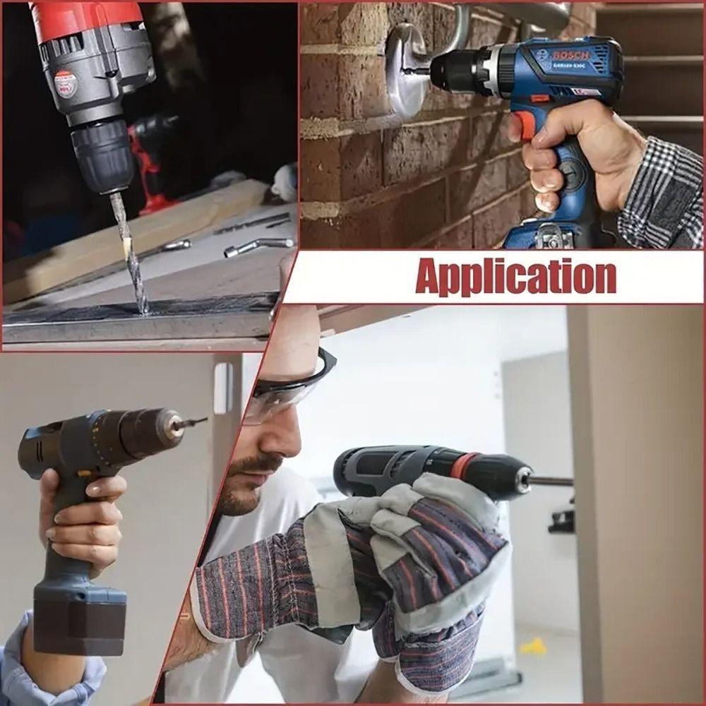 1Pcs 1/4" Hex Shank Quick Change Adapter 0.8-10mm Impact Driver Conversion Tool