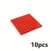 10 шт. 8x8 Базовая пластина для строительных блоков, совместимая с 41593, Тонкая доска, Кирпичики для фигурок, Сделай сам, Детские развивающие сборные кирпичики, Игрушки