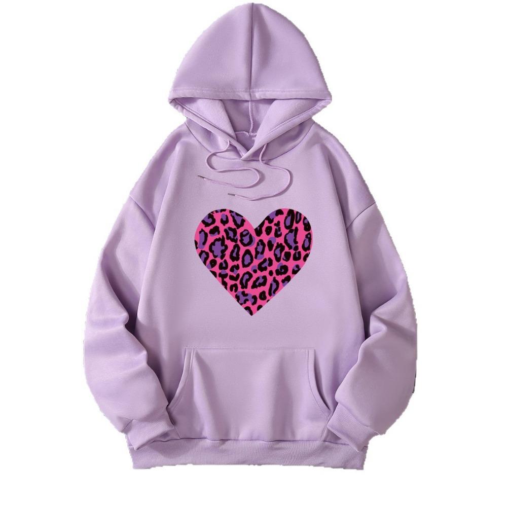 Осенне-зимний тренд женский свитер с принтом 2025 новый повседневный жакет с капюшоном женская толстовка большого размера