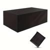Чехлы для садовой мебели, Прямоугольные чехлы для уличных столов и стульев, Ткань Оксфорд, Износостойкий, Водонепроницаемый, Тент, Пылезащитный чехол