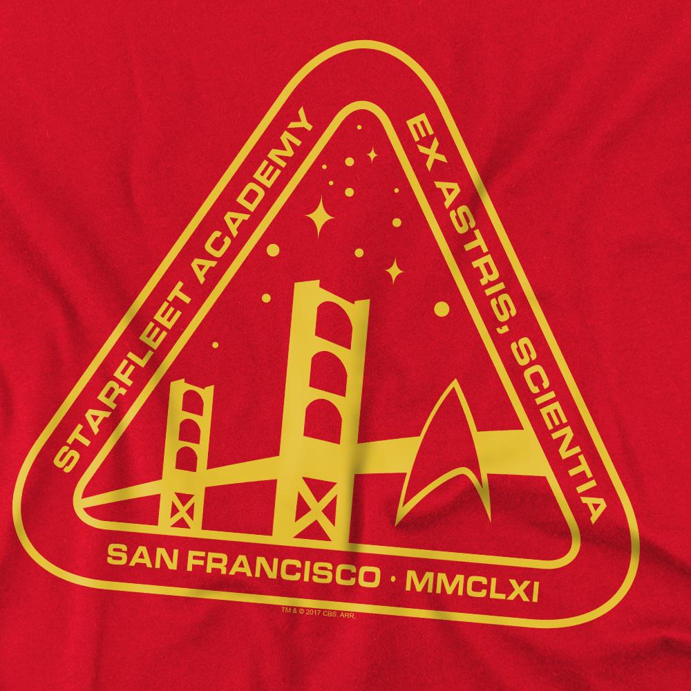 Star Trek Mens Gold Academy T-Shirt
