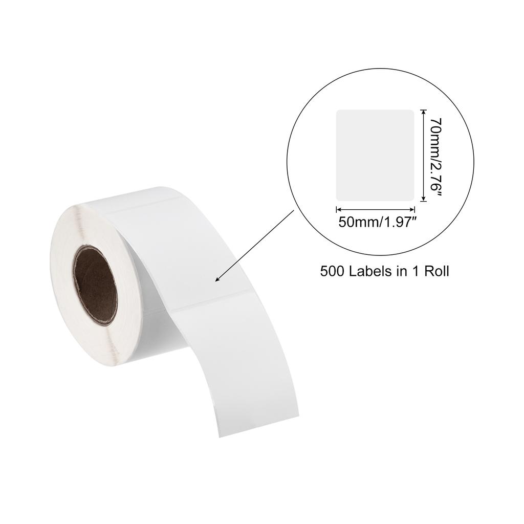 1 Roll Direct Thermal Label Shipping Stickers for Packaging Craft Projects White 250-10000 Labels Self Adhesive Thermal Labels