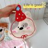 Kitchen Bathroom Small Towels Embroidered Puppy Hanging Towel Durable Hand Towel