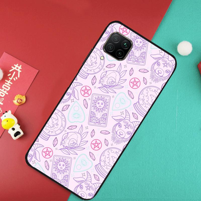 Pastel Goth Witchy For Huawei Nova 7i 8i 11i 12i Y73 Y72 Y61 Y91 Y90 Y70 Y60 9 10 SE 11 Pro P30 P40 Lite Case