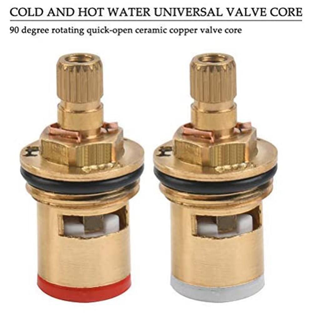 2pcs Copper Valve Faucet Handle Handwheel Replacement