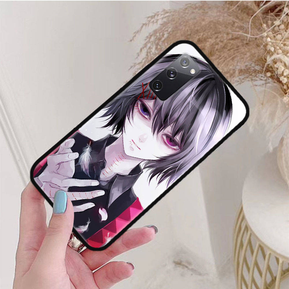 Черный чехол для Xiaomi Poco X6 X4 M5 M6 F5 F6 C65 C55 C50 C51 C40 Pro Redmi 14C A3X 13C 12C 11T 10A 9C Note 7 6 8A Plus W-57 Tokyo Ghoul Juuzou