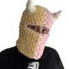 Pure Hand Knitted Skull Funny Polygonal Hat Balaclava Adult Hat