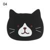 Non-slip Cat Shaped Silicone Cup Mat Holder Coffee Tea Drinks Cartoon Coaster Hot Drink Stand Kitchen Insulated Pad Accessories