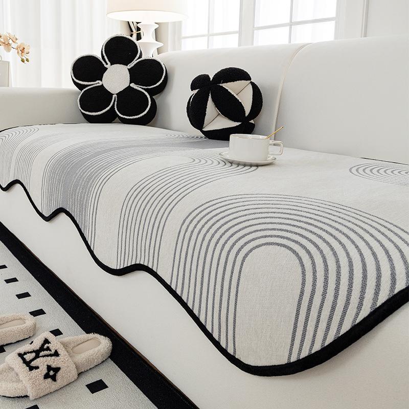 Light Luxury High-End Special-Shaped Sofa Cushion New Four-Season Universal Seat Cushion Non-Slip Leather Sofa Cover Cover Cloth