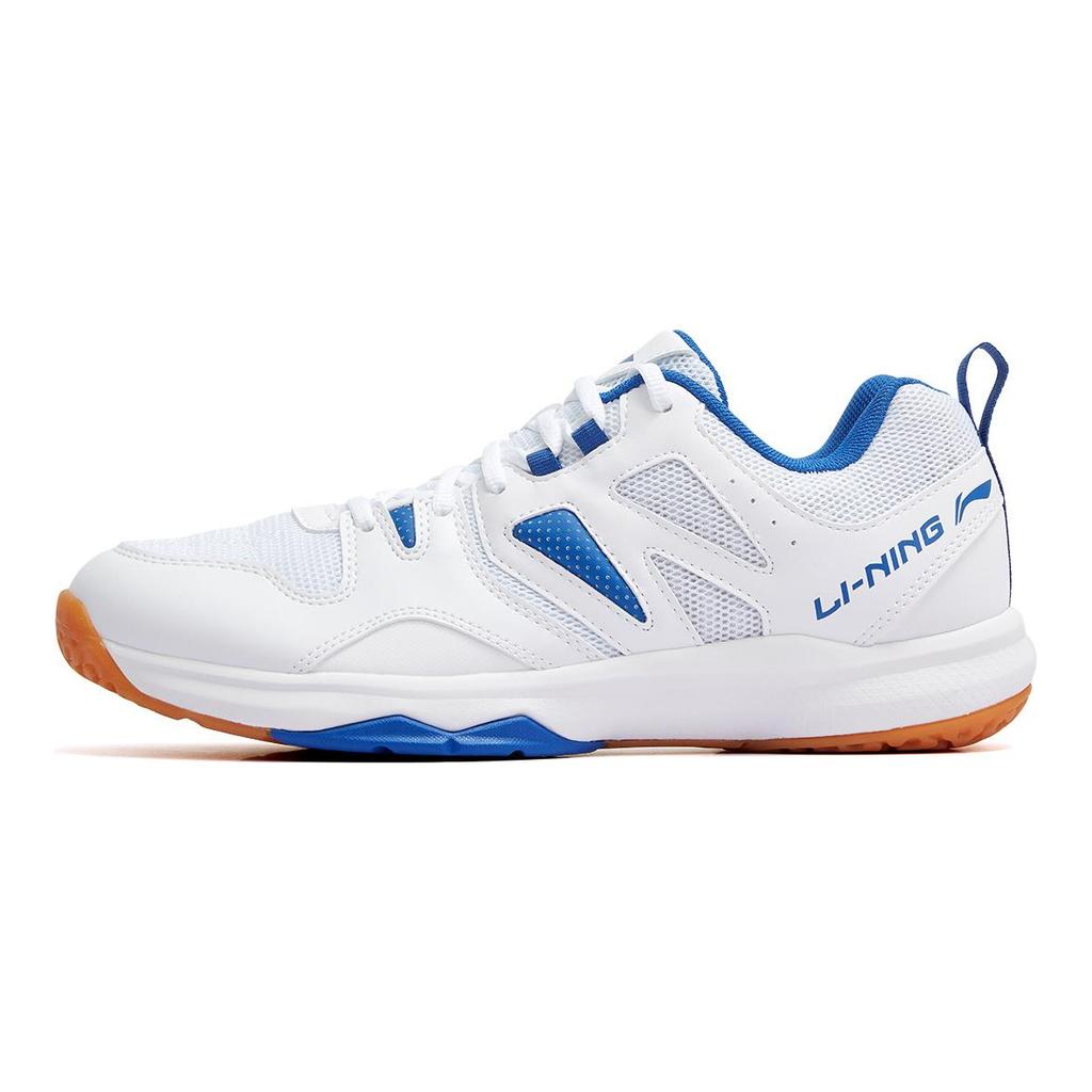 Li Ning Ace Нескользящие износостойкие низкие бадминтонные кроссовки унисекс Белые AYTQ027-6