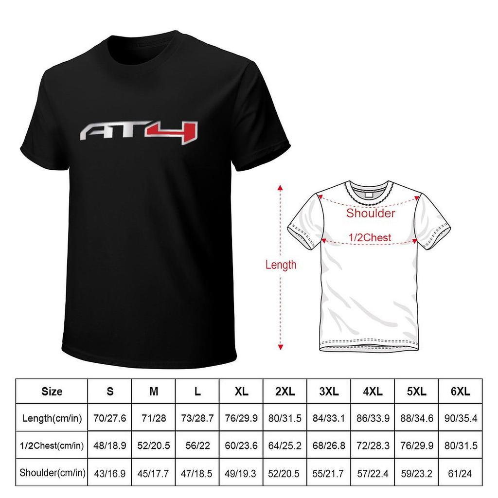 AT4 Logo TShirt Funny tshirts blacks plus size men clothing