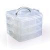 Graine Créative - Casiers de rangement en plastique 3 niveaux empilables