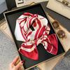 Long silk scarf women's new scarf versatile autumn and winter foreign style fashion matching shirt tied bag square scarf scarf