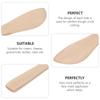 20 Pcs Natural Wood Dumpling Filling Spoons Pressing Pie Empanada Ravioli Butter Cream Cheese Guacamole Cake Jam Spreader