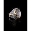 High Quality Workmanship 925 Sterling Silver Mens Ring With Natural Stones