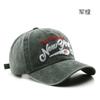 Men's sun hat for outdoor activities, featuring a washable design, letter embroidery, and a baseball cap style