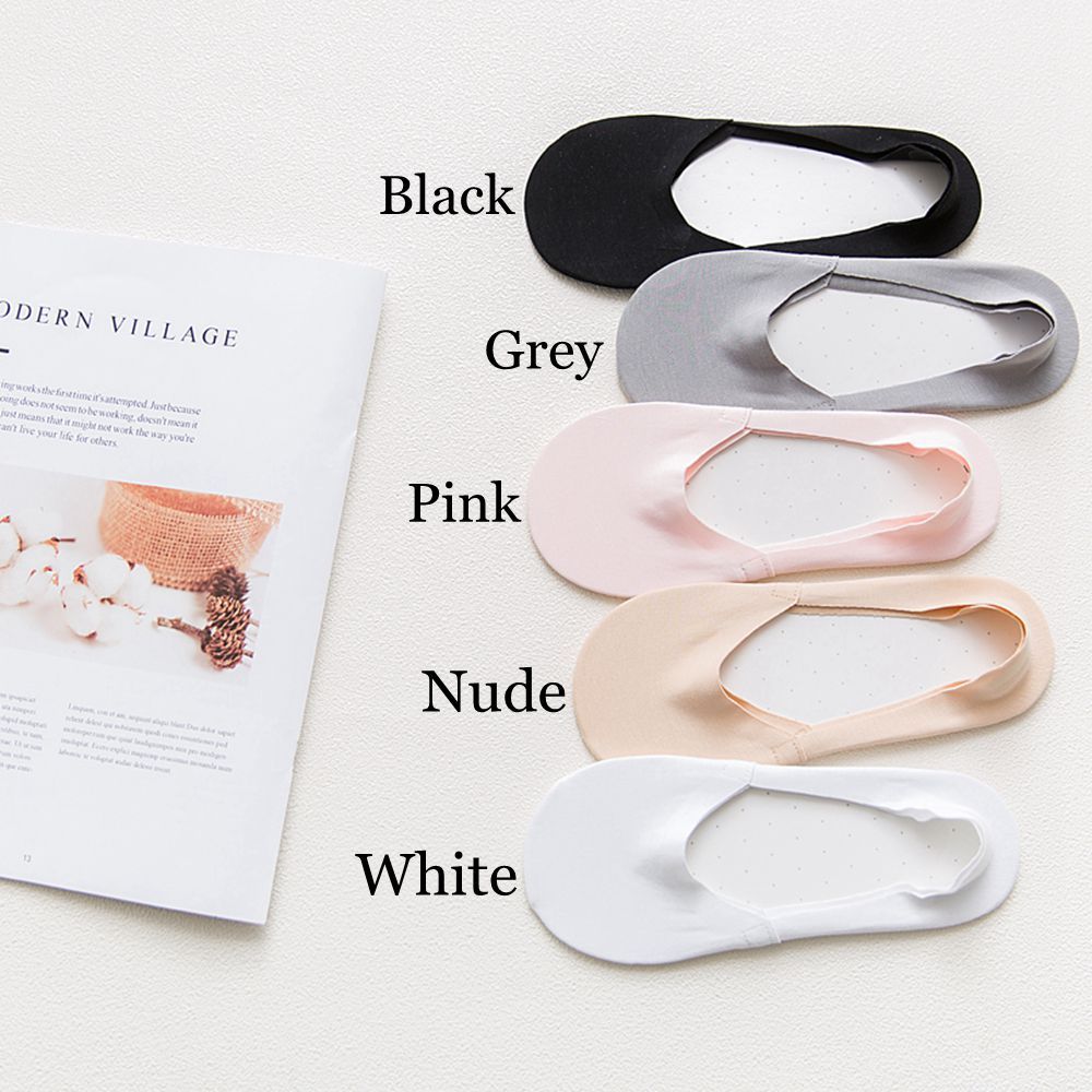 Женские короткие удобные носки до щиколотки, невидимые нескользящие эластичные короткие чулочно-носочные изделия