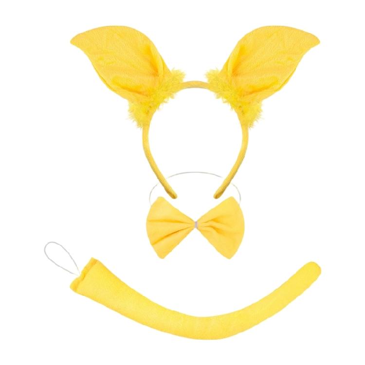 1/3/4 шт. Костюмы и аксессуары для свинок с повязкой на голову со свиными ушами, галстуком-бабочкой, перчатками, хвостом, юбкой-пачкой. Набор для Хэллоуина, переодевания в животных