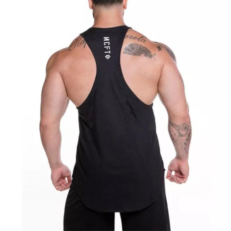 Muscleguys Спортивные майки для зала Мужские для бодибилдинга Без рукавов Летние Сетчатые Быстросохнущие Дышащие Спина Y Мышечные жилеты Фитнес Спортивные футболки