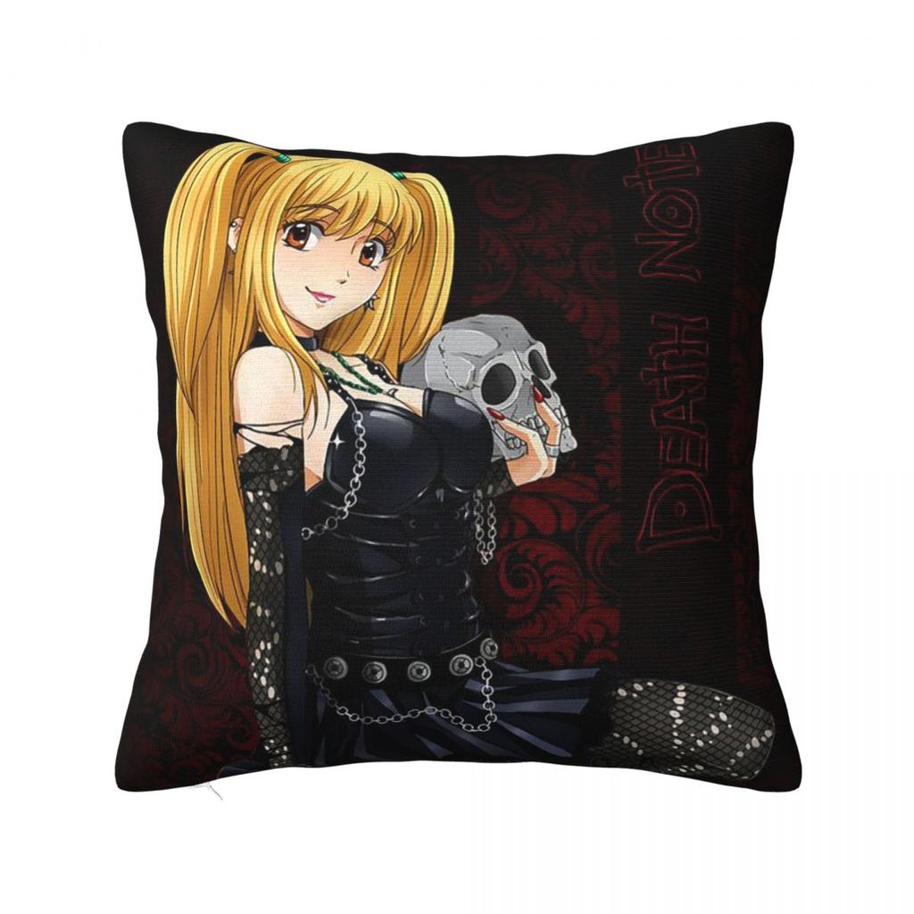 Girl And Dead Pillow Case Anime Death Note Japan Manga Cushion Covers Funny Decor Pillowcover for Living Room